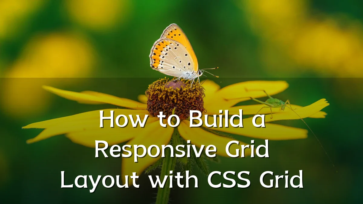 How to Build a Responsive Grid Layout with CSS Grid