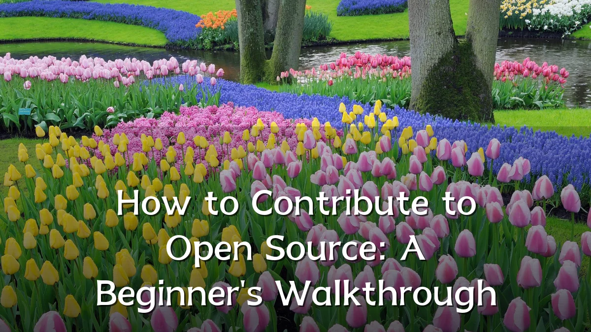 How to Contribute to Open Source: A Beginner's Walkthrough