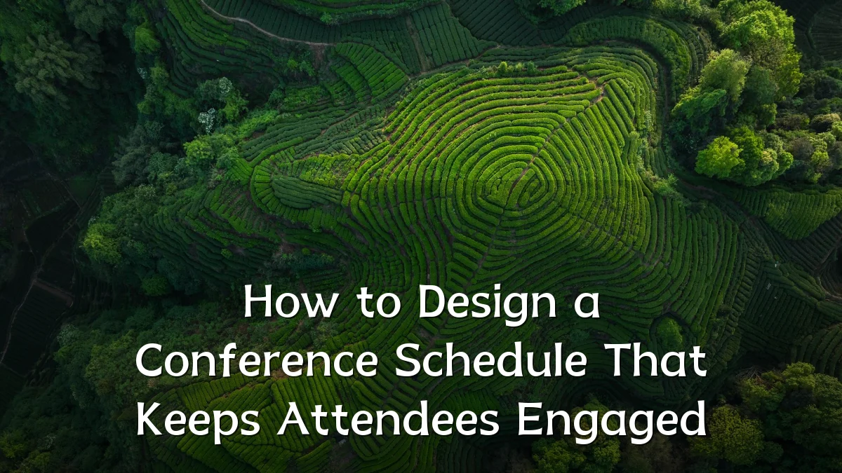 How to Design a Conference Schedule That Keeps Attendees Engaged