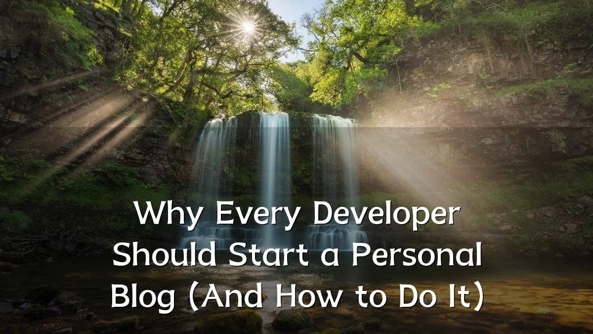 Why Every Developer Should Start a Personal Blog (And How to Do It)