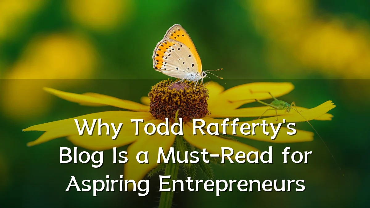 Why Todd Rafferty's Blog Is a Must-Read for Aspiring Entrepreneurs