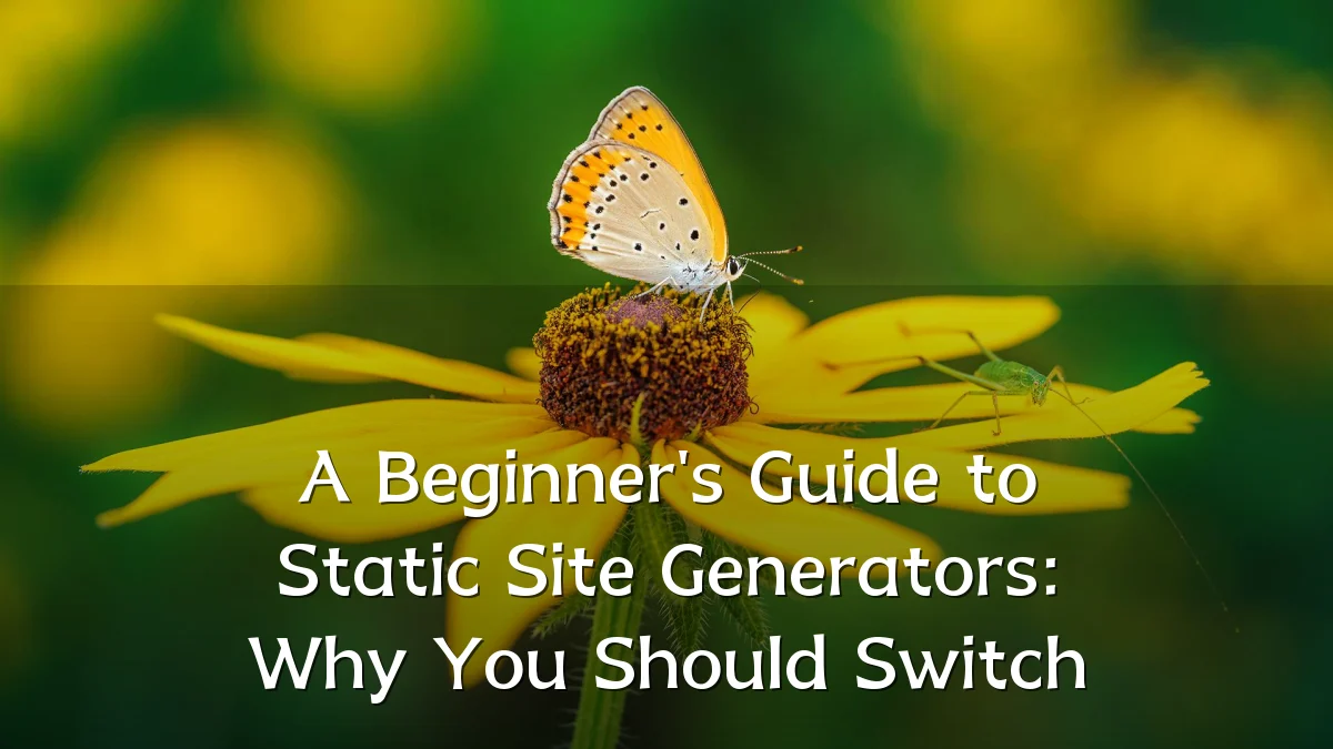 A Beginner's Guide to Static Site Generators: Why You Should Switch