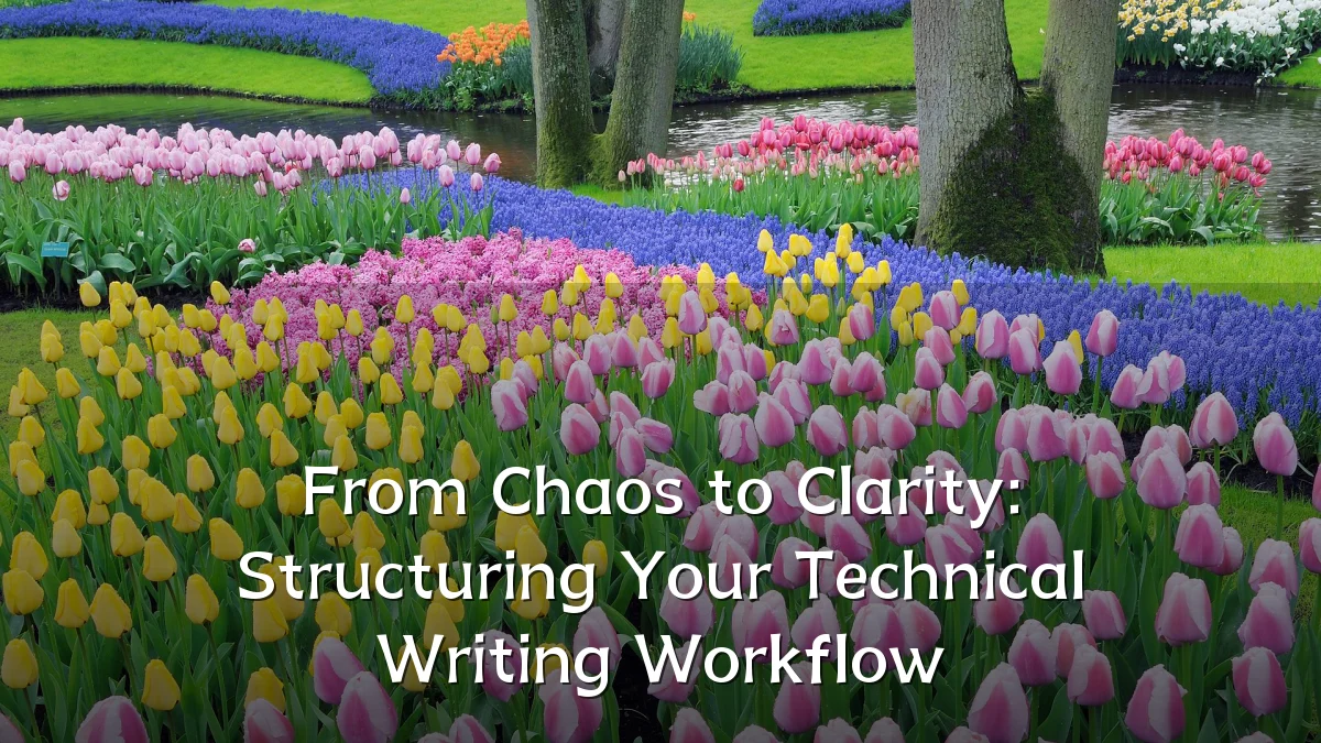 From Chaos to Clarity: Structuring Your Technical Writing Workflow