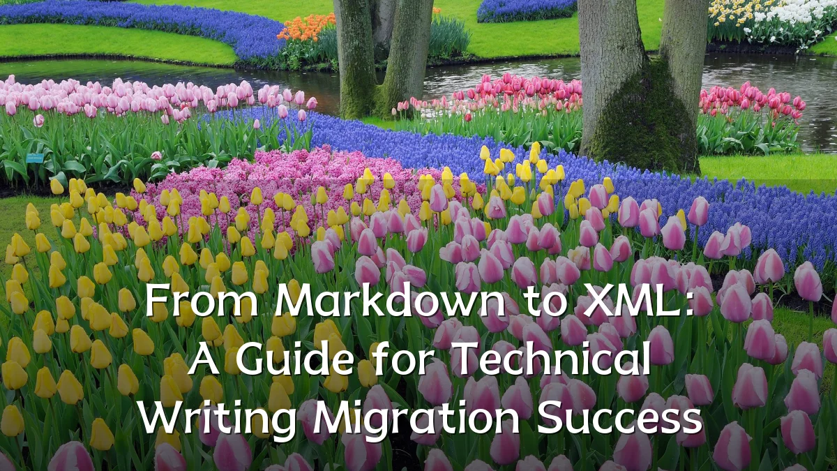 From Markdown to XML: A Guide for Technical Writing Migration Success