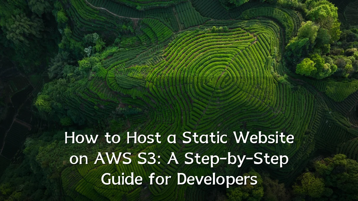 How to Host a Static Website on AWS S3: A Step-by-Step Guide for Developers