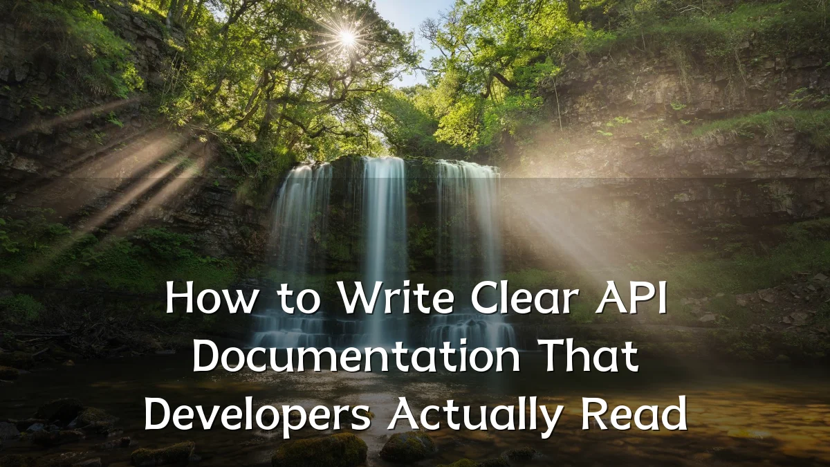 How to Write Clear API Documentation That Developers Actually Read