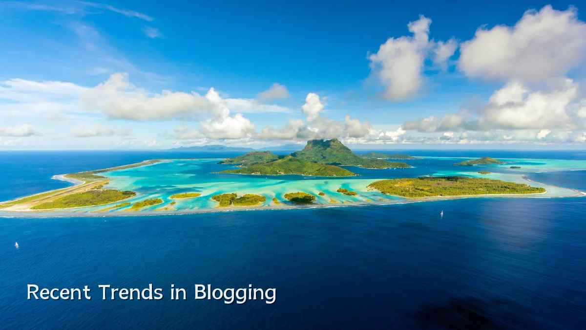 Recent Trends in Blogging