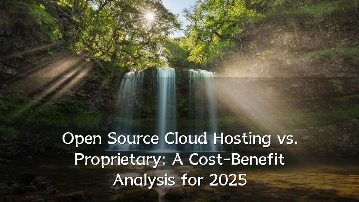 Open Source Cloud Hosting vs. Proprietary: A Cost-Benefit Analysis for 2025