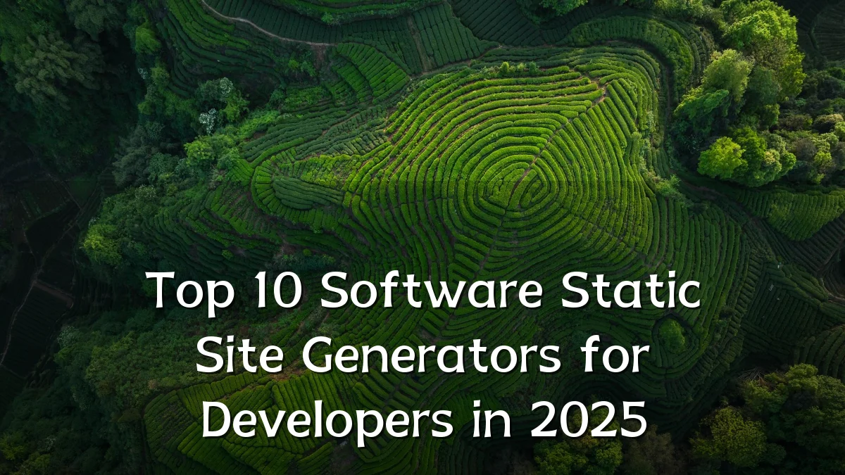 Top 10 Software Static Site Generators for Developers in 2025
