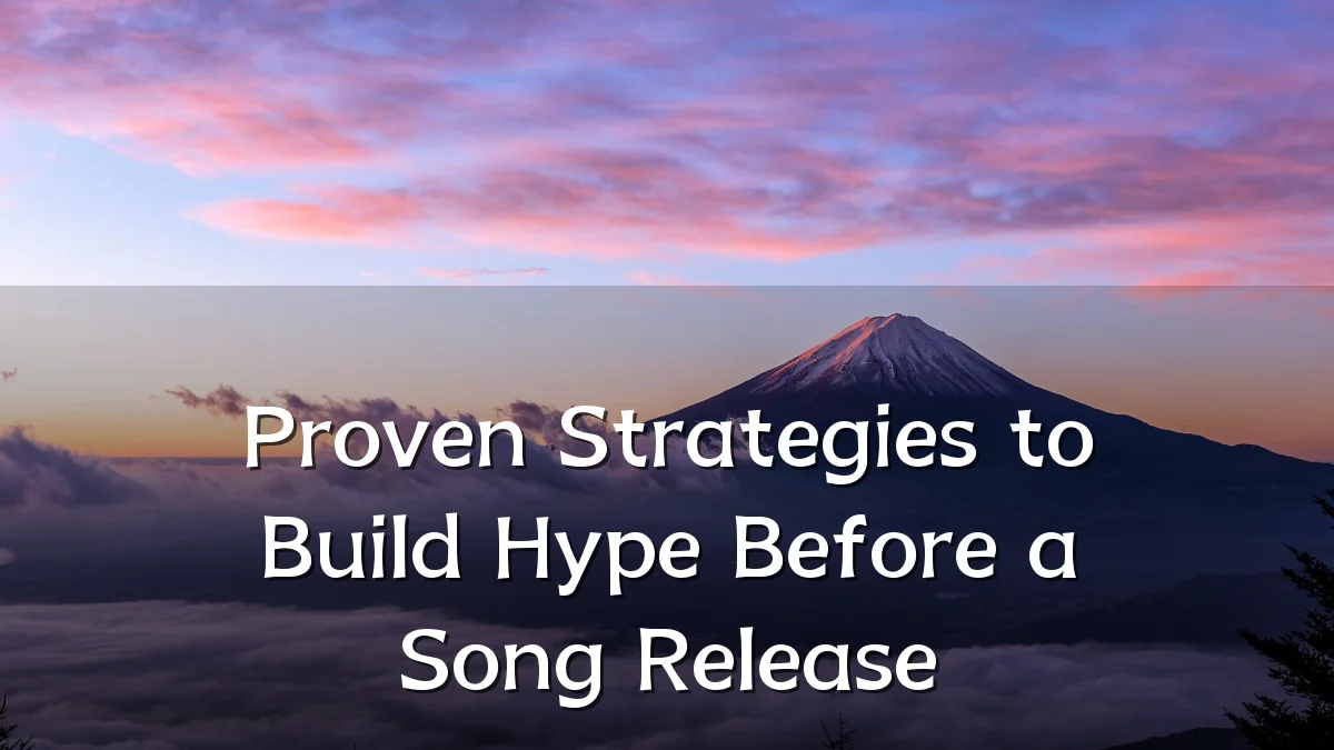Proven Strategies to Build Hype Before a Song Release
